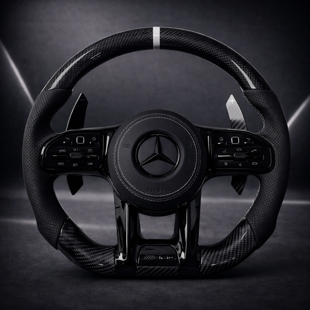Performance Lenkrad – AMG-Style | Carbon & Leder