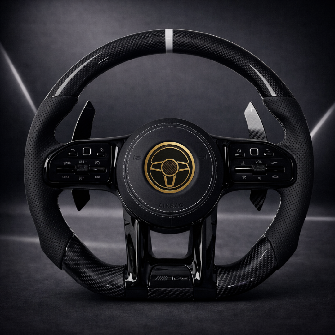 Performance Lenkrad – AMG-Style | Carbon & Leder