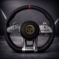 Performance Lenkrad – AMG-Style | Leder & perforiertes Leder | 12-Uhr-Markierung
