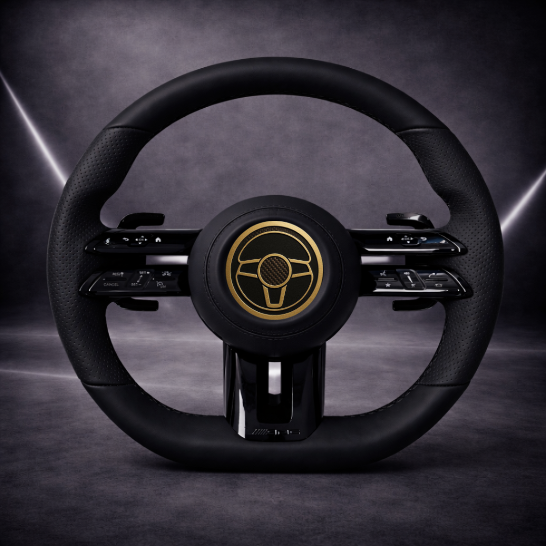 Performance Lenkrad – AMG-Style | Leder & perforiertes Leder